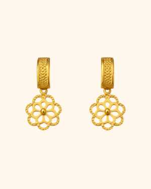 Indian traditional gold stud earrings design