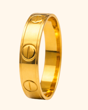 Mahal Jewels Gold Ring unisex